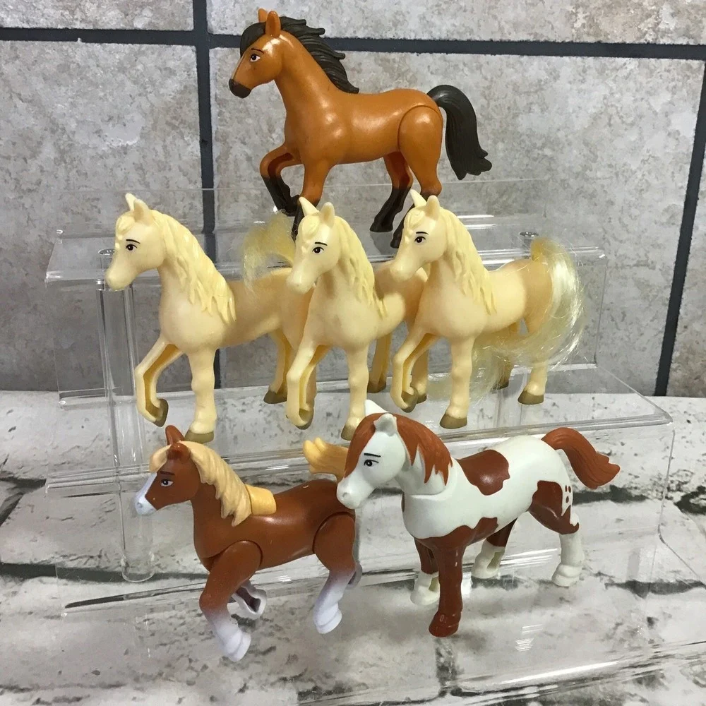 Spirit Riding‎ Free Horse Toys Lot Of 6 Figures McDonalds Pony Cake Toppers